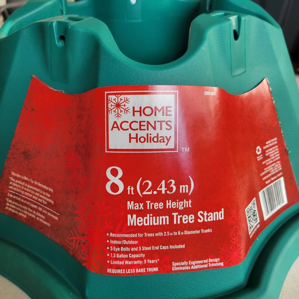 Home Accents Holiday 8 ft Max Tree Height Medium Christmas Tree Stand